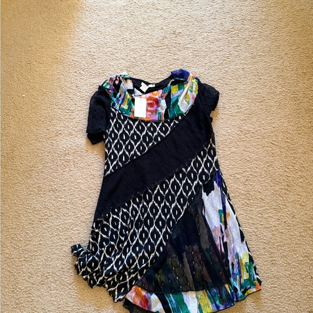 Colorful Patterned  Dress